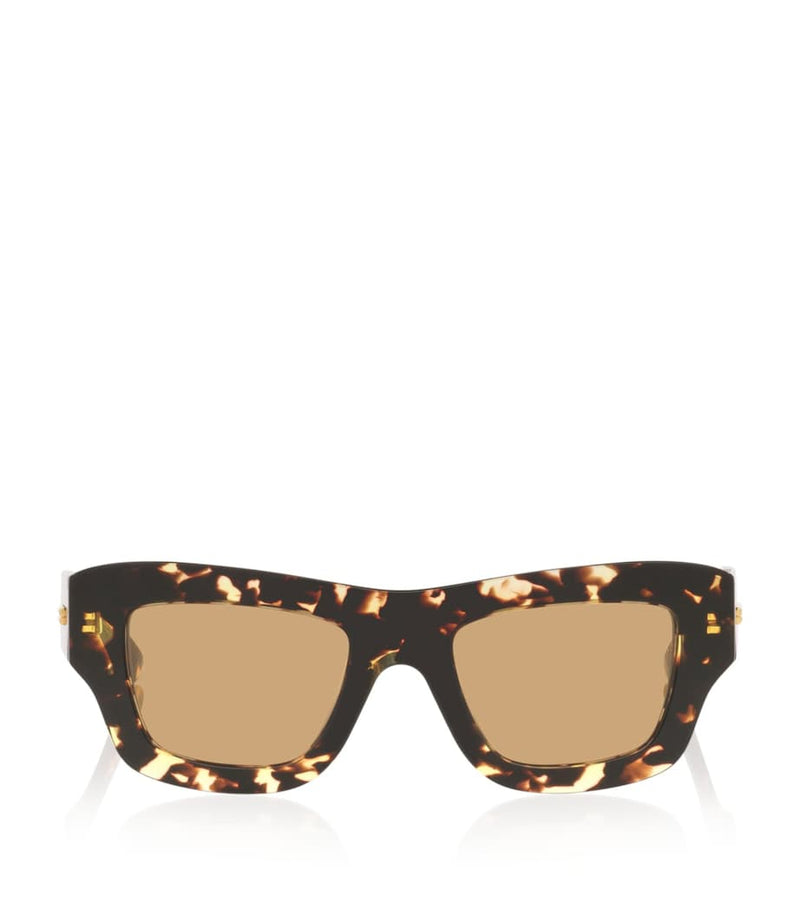 Bottega Veneta ultra-thin squared acetate sunglasses, imported from the UK