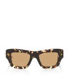 Bottega Veneta ultra-thin squared acetate sunglasses, imported from the UK