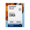 Mushrooms For Life organic chaga powder 60g, imported from the UK
