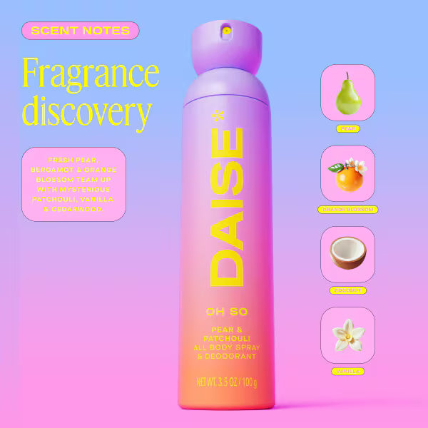 Daise body spray Oh So Daise 120ml - British product