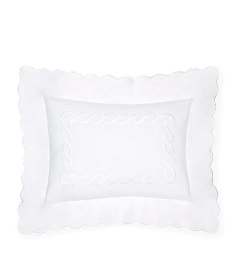 Pratesi Treccia Oxford pillowcase 30cm x 40cm, UK version