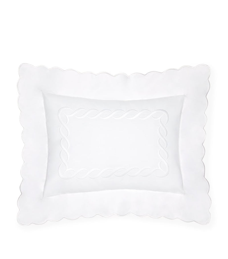 Pratesi Treccia Oxford pillowcase 30cm x 40cm, UK version