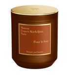 Maison Francis Kurkdjian scented candle with amber and vanilla notes, 300g, imported from the UK