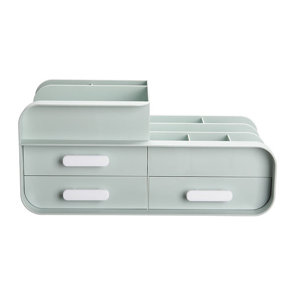 Livingandhome Desk Organizer Green 3-drawer, imported from the UK