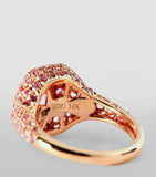 SHAY pinky ring rose gold pink sapphire, imported from the UK
