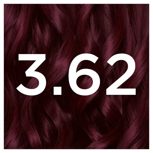 Garnier Nutrisse Ultra Colour burgundy hair dye, imported from the UK