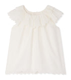 Bonpoint Cotton Broderie Anglaise Blouse (10-14 Years)