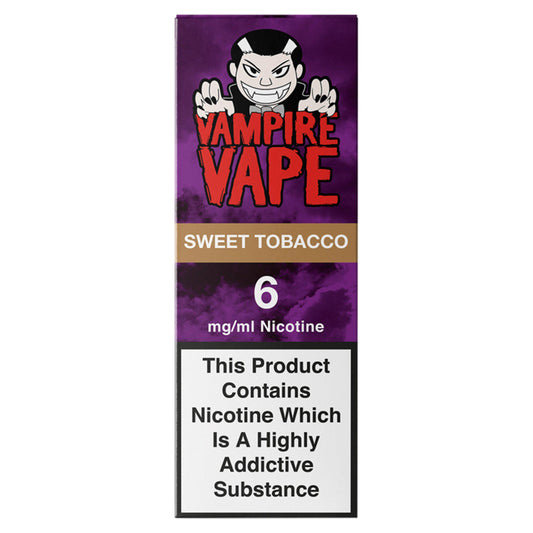Vampire Vape Sweet Tobacco Nicotine 10ml 6mg GOODS Sainsburys   