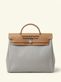 Hermès Herbag 31 tote orange silver hardware - British product