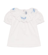 Harrods Tartine et Chocolat Jersey Floral Embroidered Children's Blouse (3 Months-4 Years)- Buy online at McGrocer