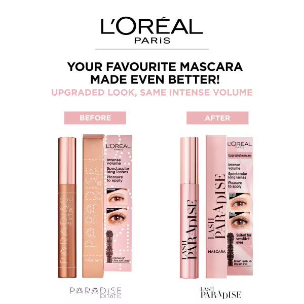 L'Oréal Paris Paradise Mascara Intense Black, UK version