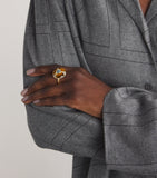 Emily P. Wheeler yellow gold mixed stone balance ring, UK version