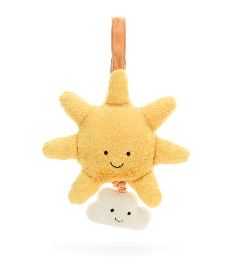 Jellycat Amuseables Sun musical pull toy 20cm (British brand)
