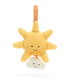 Jellycat Amuseables Sun musical pull toy 20cm (British brand)