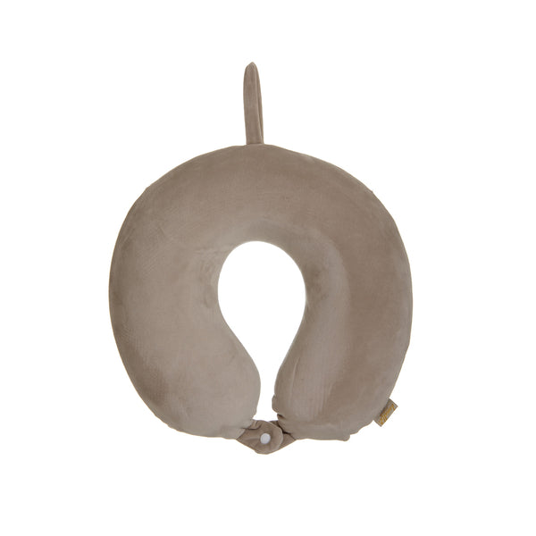 Danielle Creations Grey Travel Neck Pillow and Eye Mask Set - British product