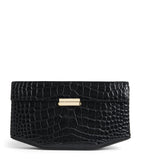 Toteme croc-embossed leather shoulder bag, UK version