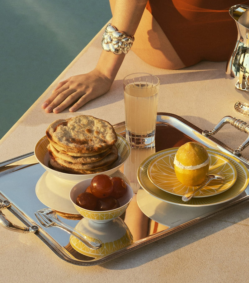Christofle porcelain bowl Malmaison Riviera 19cm (British brand)