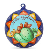 Harrods Dolce&Gabbana Casa Hand-Painted Carretto Siciliano Glass Bauble 13cm- Buy online at McGrocer