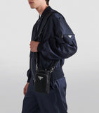 Prada Re-Nylon cross-body phone case, imported from the UK