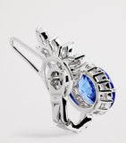Yeprem diamond and sapphire stud earrings - British product