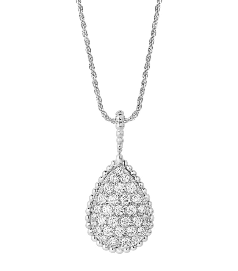 Boucheron Serpent Bohème white gold diamond necklace (British brand)