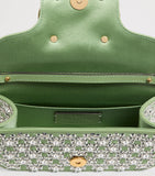 Valentino Garavani small Locò embellished shoulder bag, imported from the UK