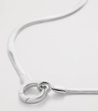Monica Vinader sterling silver snake chain necklace 45.5cm (British brand)