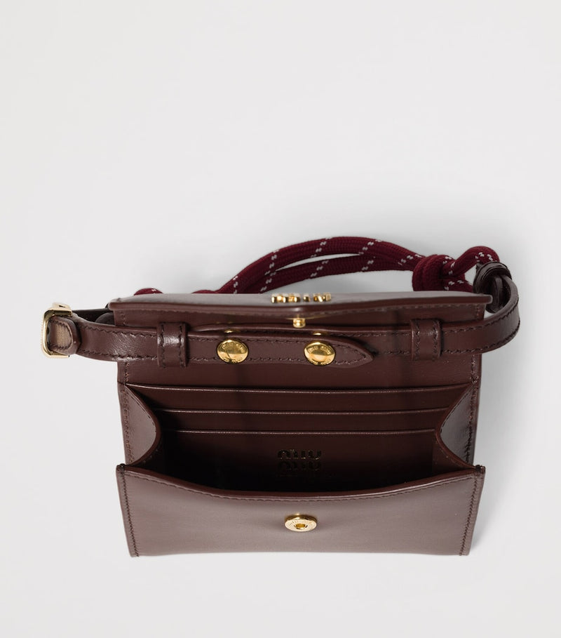 Miu Miu leather chain wallet envelope style, UK version