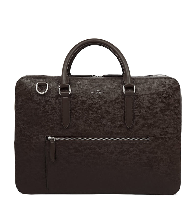 Smythson Ludlow large calfskin briefcase, British brand