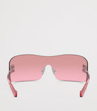 Miu Miu rimless shield sunglasses (British brand)