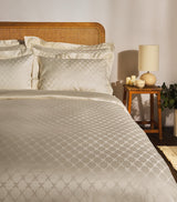 Harrods Celso de Lemos Egyptian Cotton Lua Square Oxford Pillowcase (65cm x 65cm)- Buy online at McGrocer