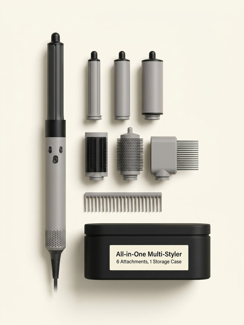 Dyson Airwrap i.d. hair styler in Amber Silk with diffuser (British brand)