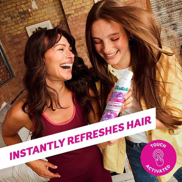Batiste 24H Fresh Dry Shampoo Touch Activated Technology - British product