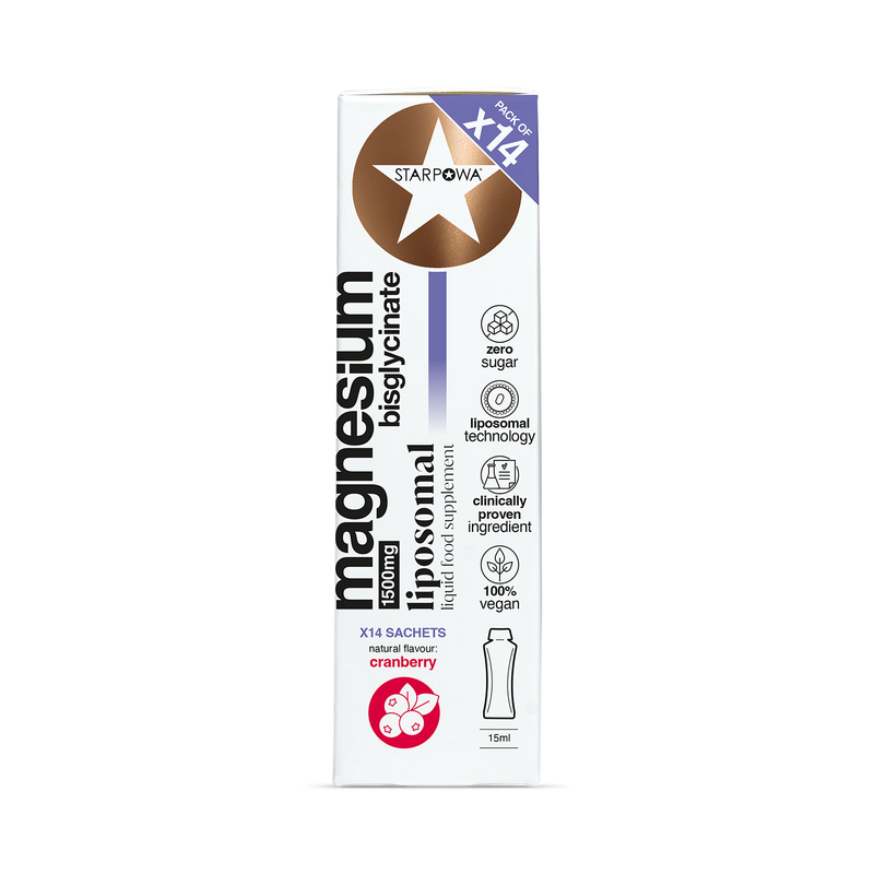 Starpowa magnesium liposomal cranberry 14 sachets - British product