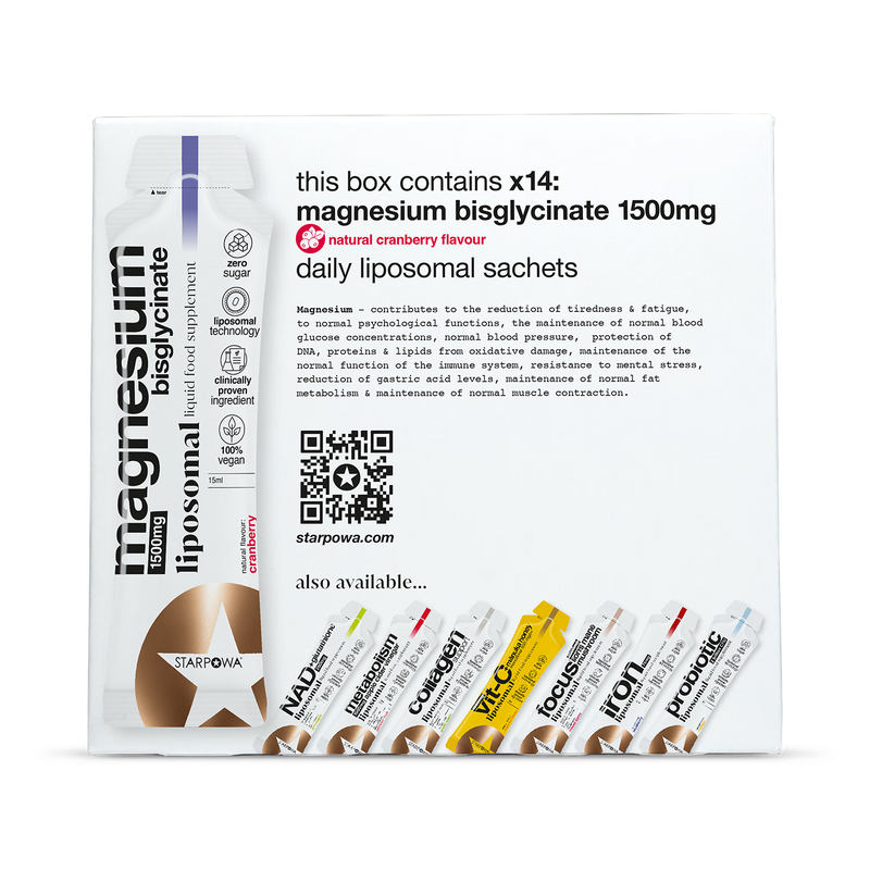 Starpowa magnesium liposomal cranberry 14 sachets - British product