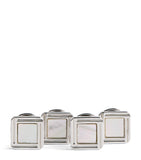 Babette Wasserman Celtic mother of pearl cufflinks 2.2cm (British brand)