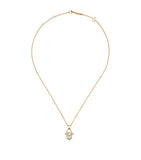 Chopard rose gold diamond Good Luck necklace 42cm, UK version