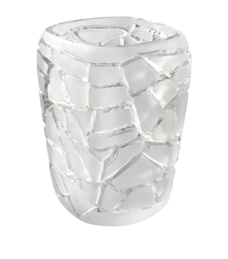 Lalique crystal Magnitude vase 20cm, UK version