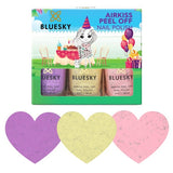 Bluesky Airkiss Kids Nail Polish 3 Pack Speckled Eggs - British product