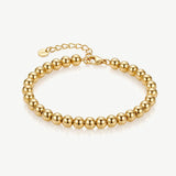 Superdrug MUCHV 5mm Ball Bracelet in 18k Gold- Buy online at McGrocer