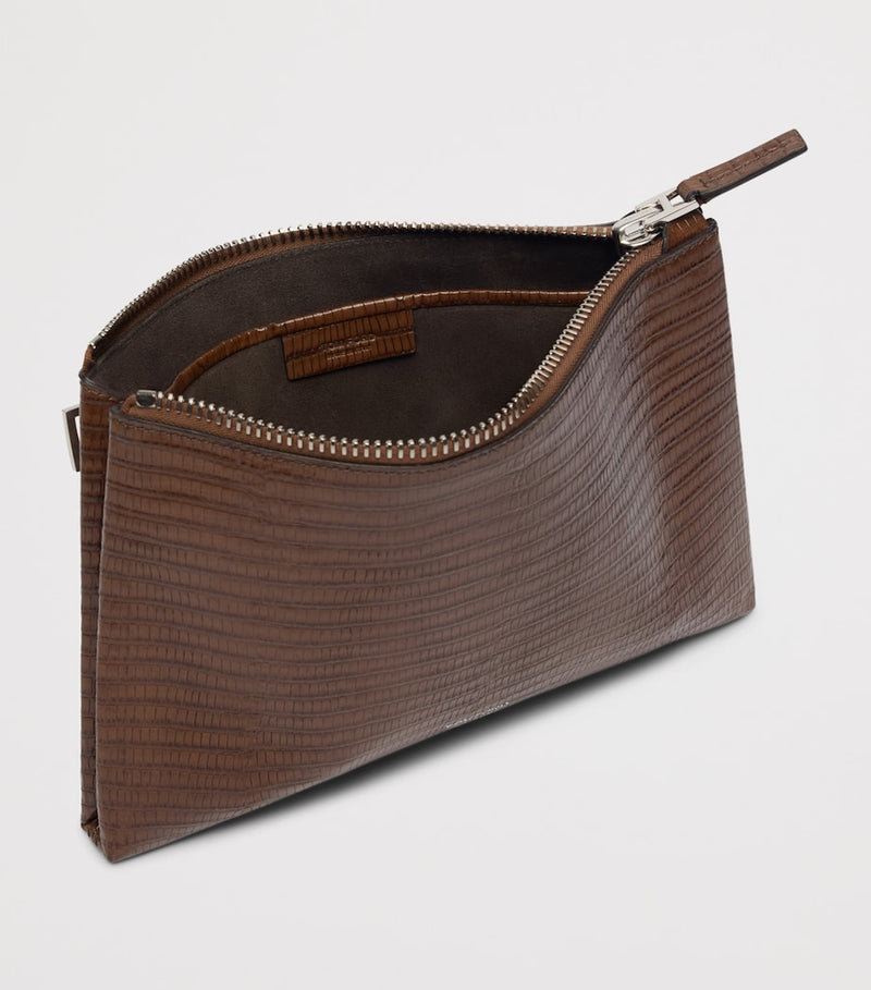 TOM FORD large calfskin embossed portfolio bag (British brand)