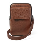 Aspinal of London leather cross-body phone pouch (British brand)