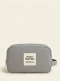 Mulberry printed eco scotchgrain leather wash bag - British product