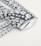 Jimmy Choo crystal-embellished Zandra bracelet, imported from the UK