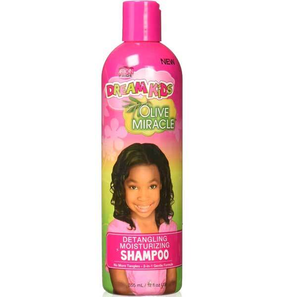 African Pride Dream Kids Olive Miracle Detangling Shampoo - British product