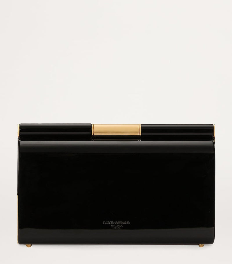 Dolce&Gabbana patent clutch bag small (British brand)