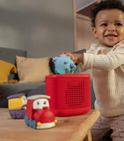 Tonies travel toy set with plane, car, and ship figures for toddlers (British brand)