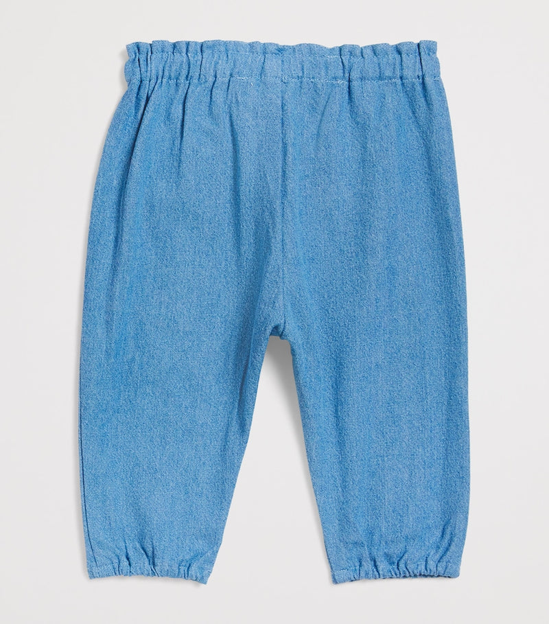 Tartine et Chocolat cotton scalloped trousers for infants and toddlers aged 3 months to 4 years (British brand)