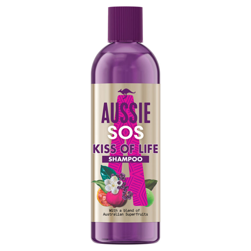Aussie Vegan Shampoo SOS Deep Repair For Damaged Hair, 290ml - McGrocer