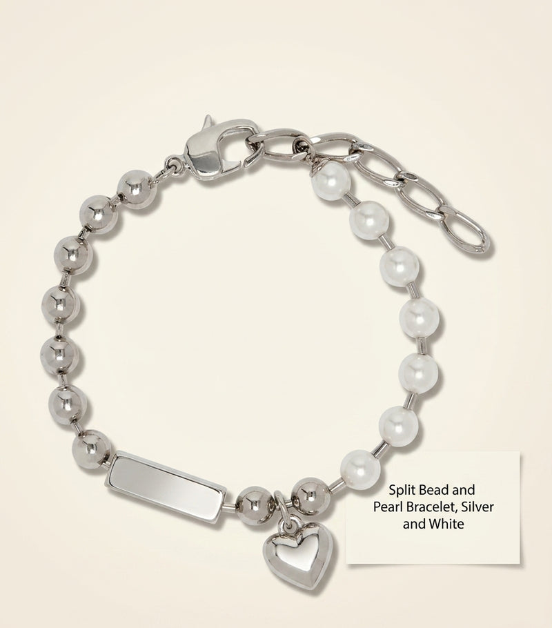 McQueen faux pearl skull bracelet (British brand)